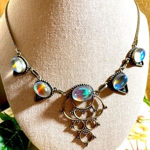 Incredible 92.5 Color Change Cabochon Necklace See all Pictures!!
